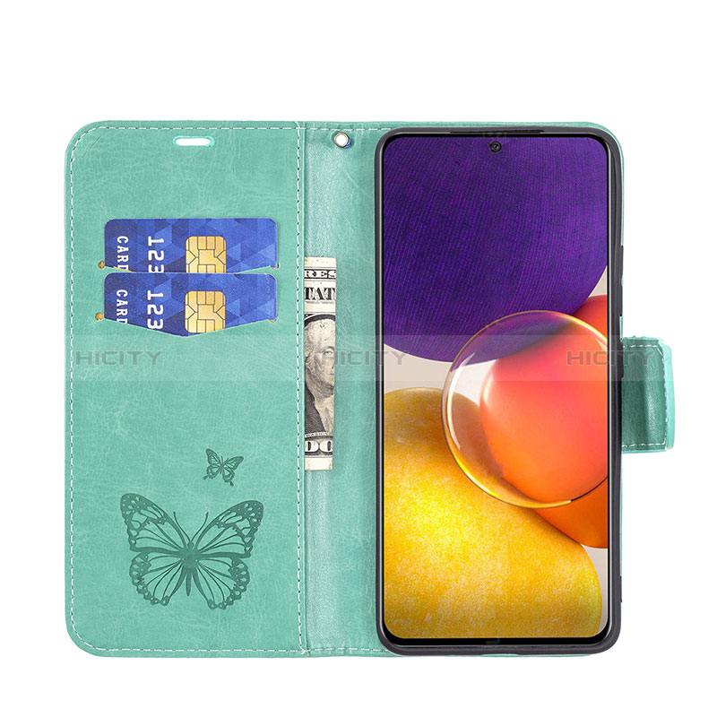 Coque Portefeuille Papillon Livre Cuir Etui Clapet B01F pour Samsung Galaxy Quantum2 5G Plus