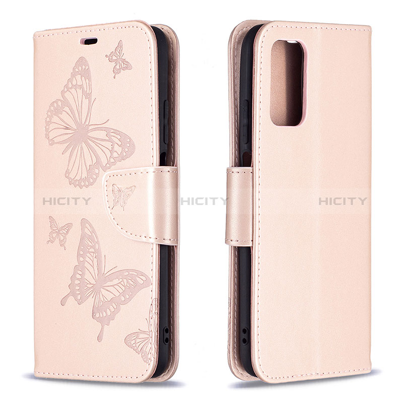 Coque Portefeuille Papillon Livre Cuir Etui Clapet B01F pour Xiaomi Poco M3 Plus