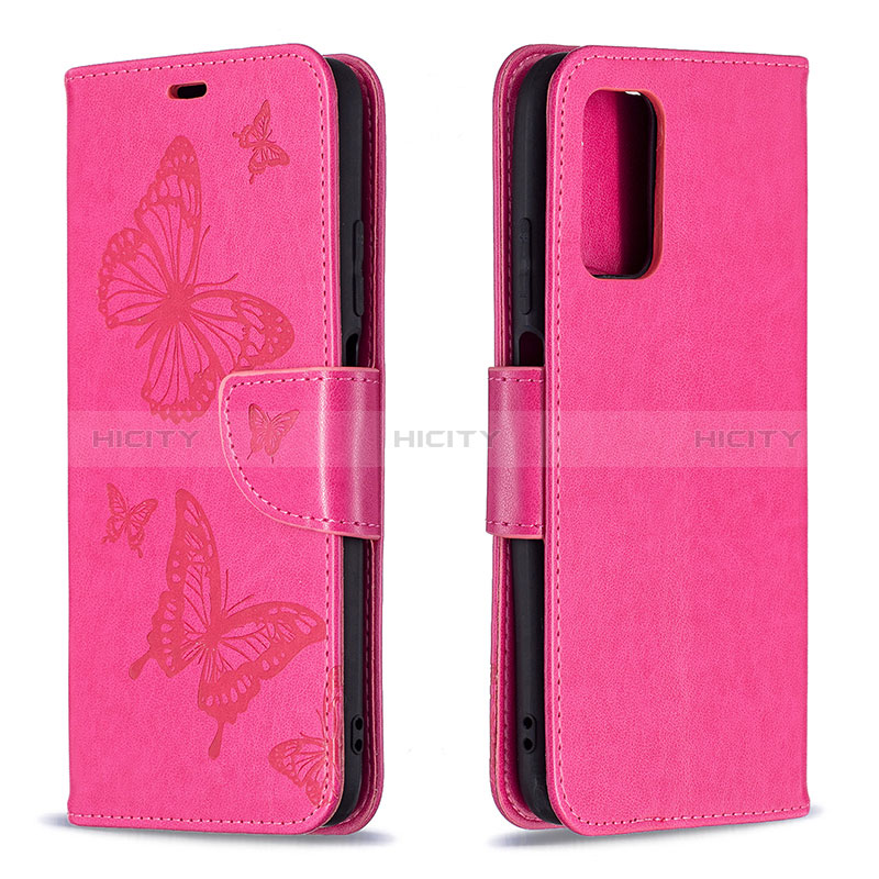 Coque Portefeuille Papillon Livre Cuir Etui Clapet B01F pour Xiaomi Poco M3 Plus