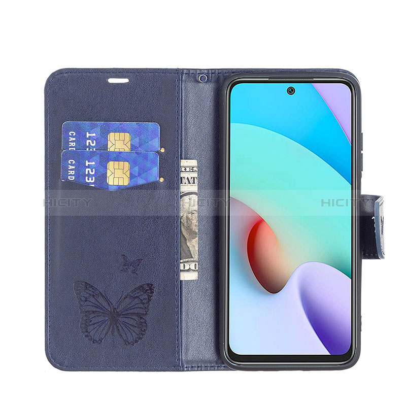 Coque Portefeuille Papillon Livre Cuir Etui Clapet B01F pour Xiaomi Redmi 10 (2022) Plus