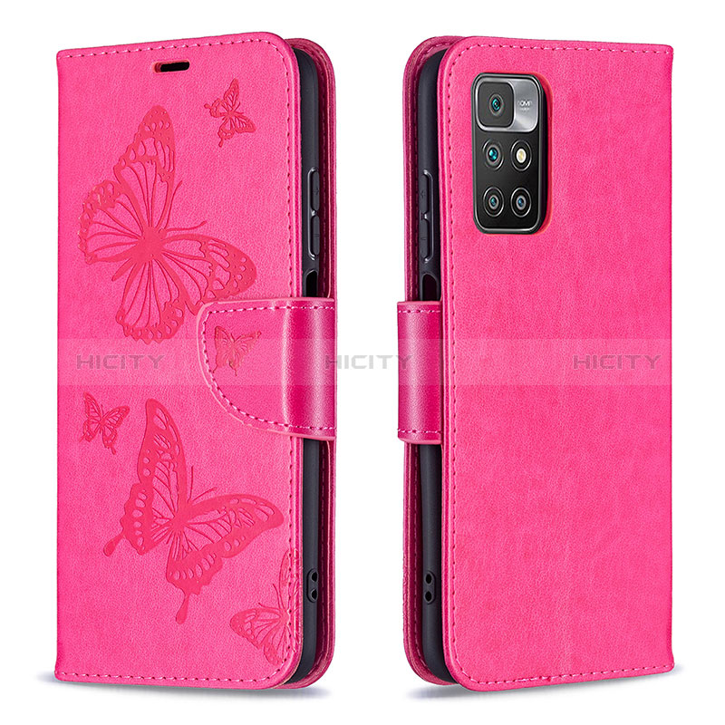 Coque Portefeuille Papillon Livre Cuir Etui Clapet B01F pour Xiaomi Redmi 10 (2022) Plus