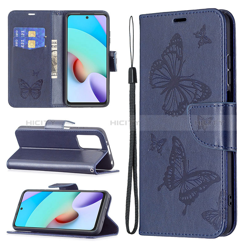 Coque Portefeuille Papillon Livre Cuir Etui Clapet B01F pour Xiaomi Redmi 10 (2022) Plus