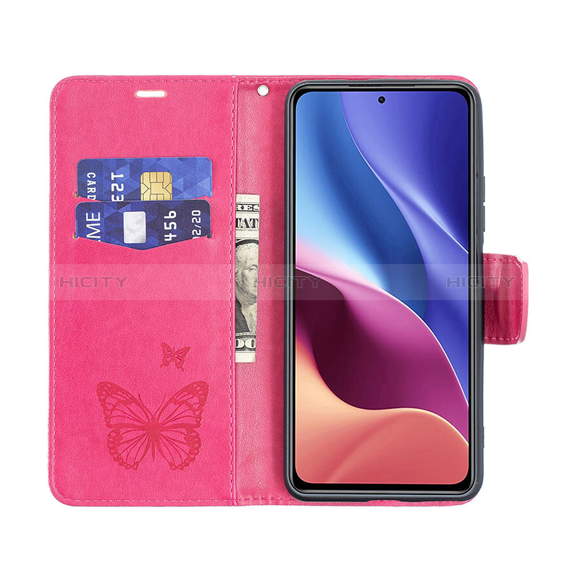 Coque Portefeuille Papillon Livre Cuir Etui Clapet B01F pour Xiaomi Redmi K40 Pro 5G Plus