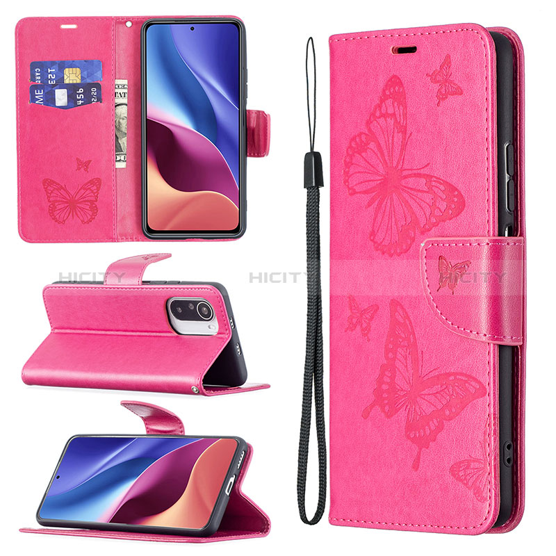 Coque Portefeuille Papillon Livre Cuir Etui Clapet B01F pour Xiaomi Redmi K40 Pro 5G Plus