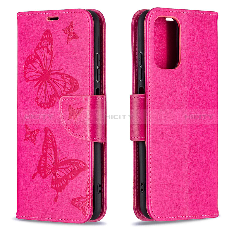 Coque Portefeuille Papillon Livre Cuir Etui Clapet B01F pour Xiaomi Redmi Note 10 4G Plus