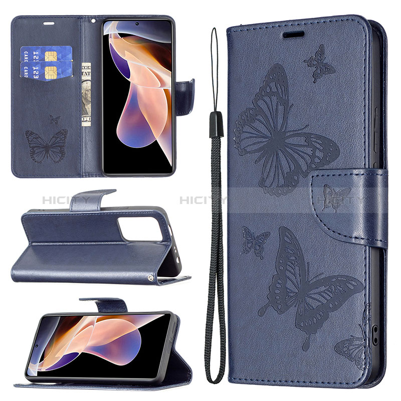 Coque Portefeuille Papillon Livre Cuir Etui Clapet B01F pour Xiaomi Redmi Note 11 Pro+ Plus 5G Plus