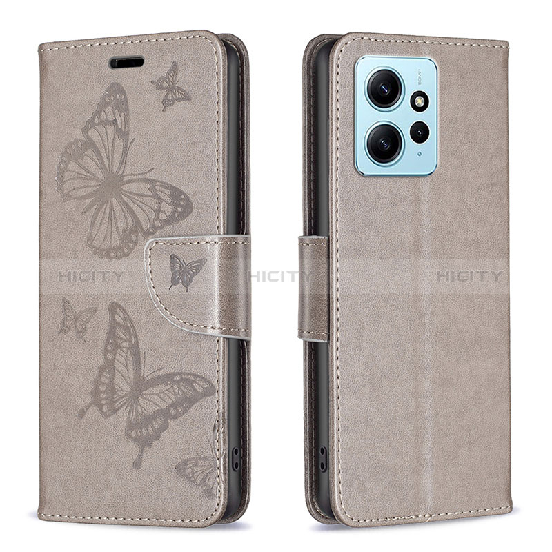 Coque Portefeuille Papillon Livre Cuir Etui Clapet B01F pour Xiaomi Redmi Note 12 4G Plus