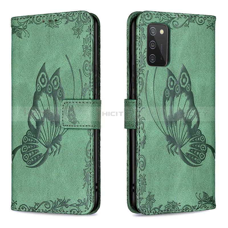 Coque Portefeuille Papillon Livre Cuir Etui Clapet B02F pour Samsung Galaxy A02s Plus