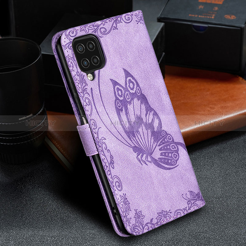 Coque Portefeuille Papillon Livre Cuir Etui Clapet B02F pour Samsung Galaxy A12 5G Plus