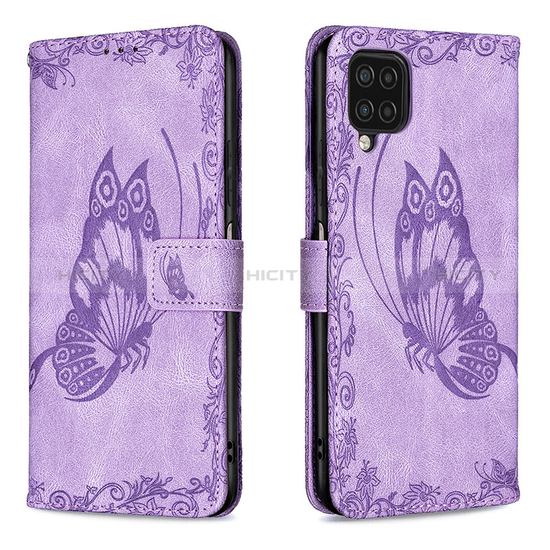 Coque Portefeuille Papillon Livre Cuir Etui Clapet B02F pour Samsung Galaxy A12 5G Plus