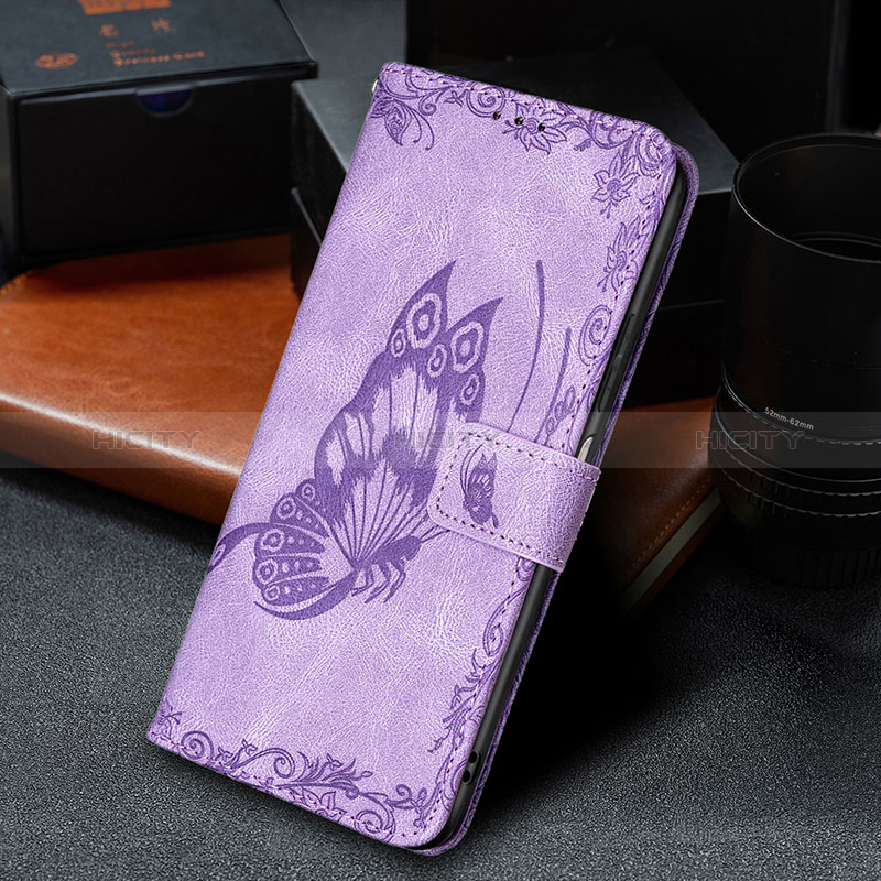 Coque Portefeuille Papillon Livre Cuir Etui Clapet B02F pour Samsung Galaxy A12 Plus