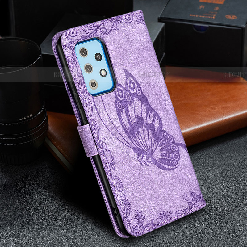 Coque Portefeuille Papillon Livre Cuir Etui Clapet B02F pour Samsung Galaxy A52 5G Plus