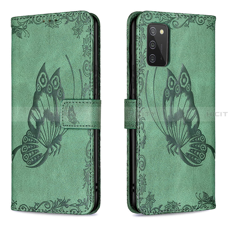 Coque Portefeuille Papillon Livre Cuir Etui Clapet B02F pour Samsung Galaxy F02S SM-E025F Plus