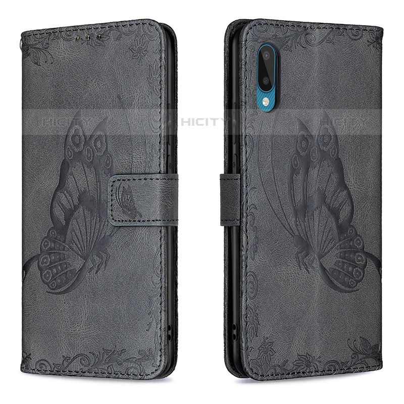 Coque Portefeuille Papillon Livre Cuir Etui Clapet B02F pour Samsung Galaxy M02 Plus