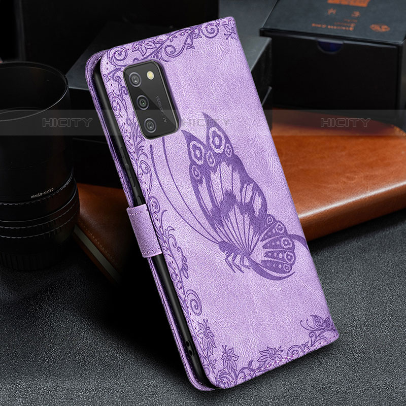 Coque Portefeuille Papillon Livre Cuir Etui Clapet B02F pour Samsung Galaxy M02s Plus