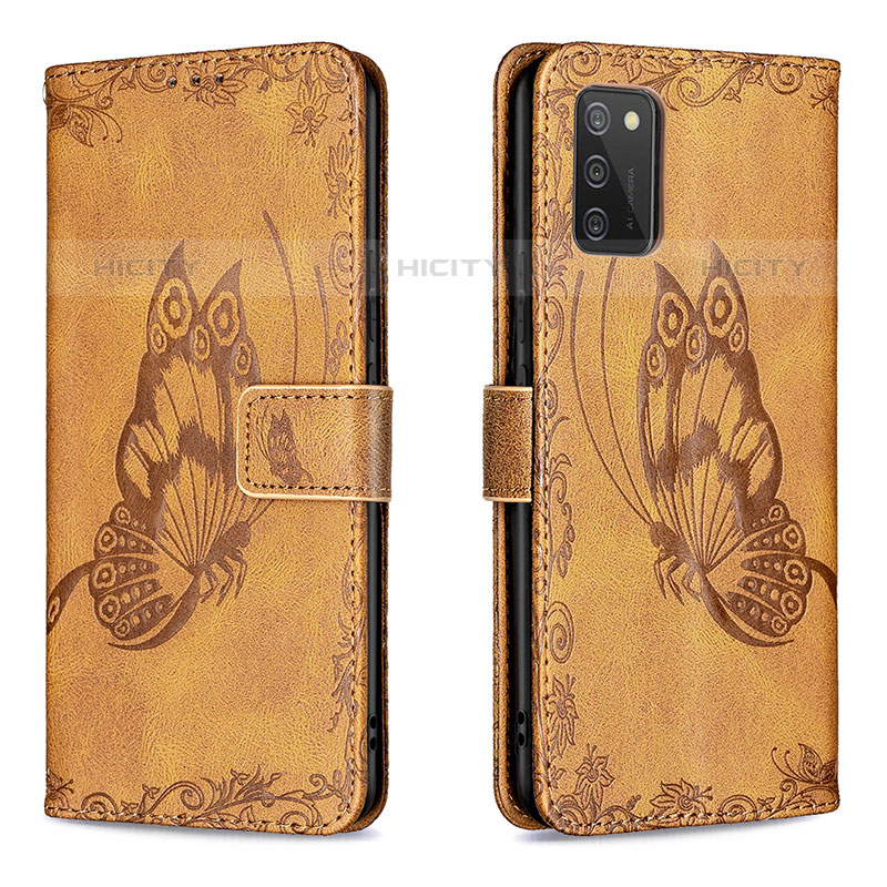 Coque Portefeuille Papillon Livre Cuir Etui Clapet B02F pour Samsung Galaxy M02s Plus