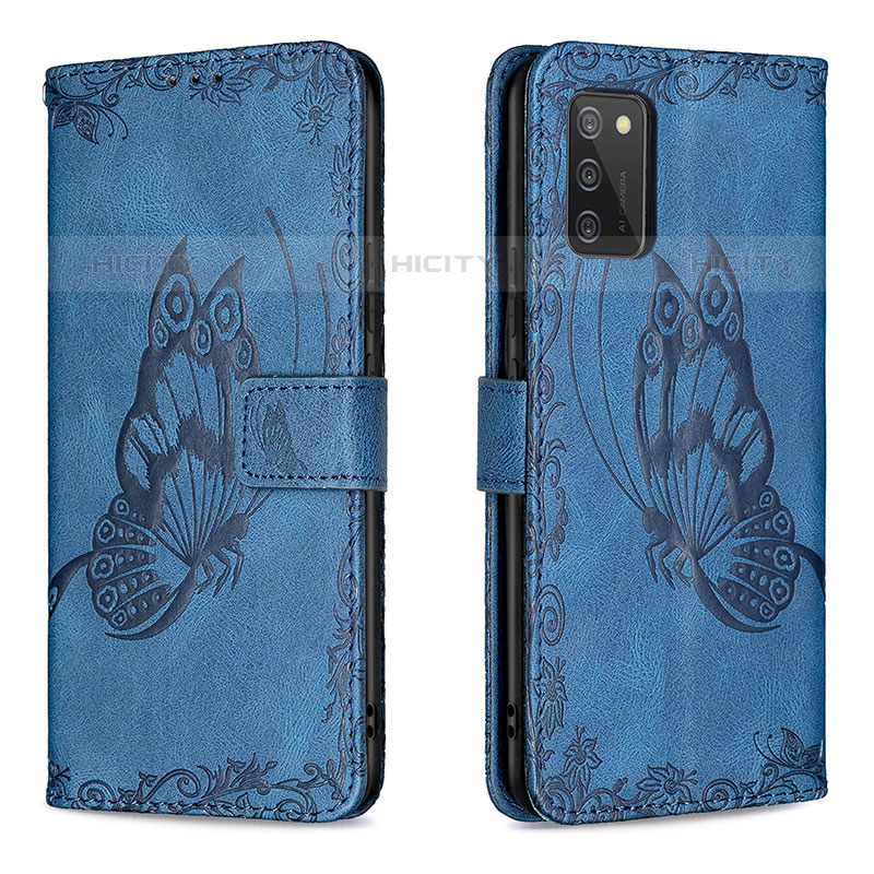 Coque Portefeuille Papillon Livre Cuir Etui Clapet B02F pour Samsung Galaxy M02s Plus