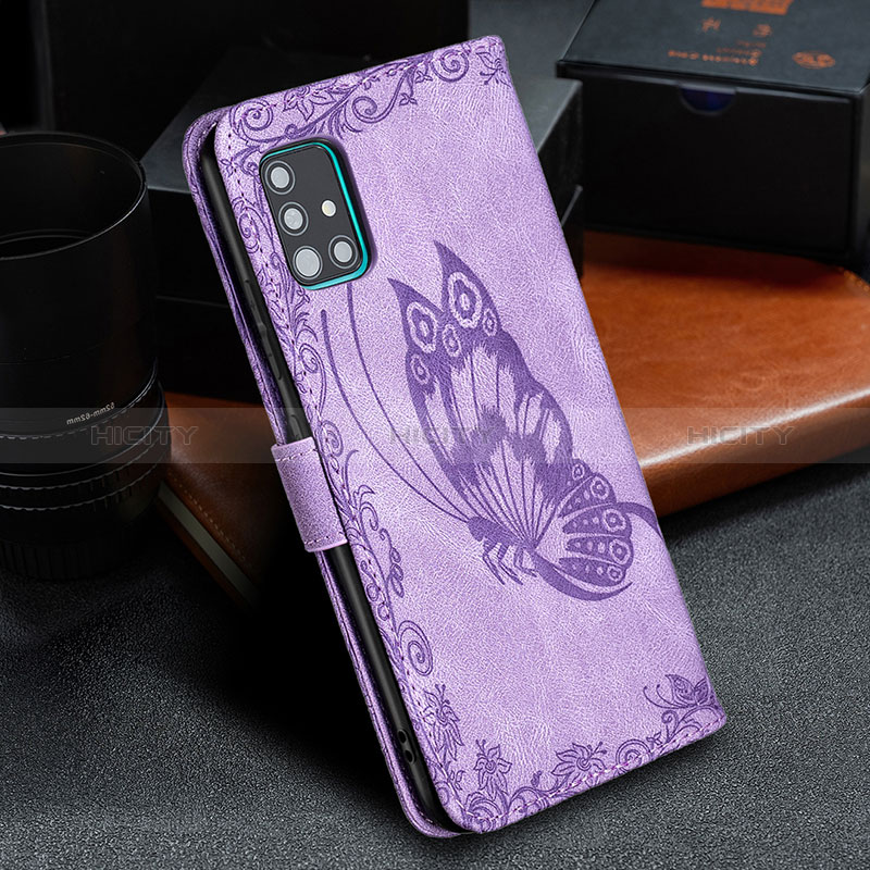 Coque Portefeuille Papillon Livre Cuir Etui Clapet B02F pour Samsung Galaxy M40S Plus