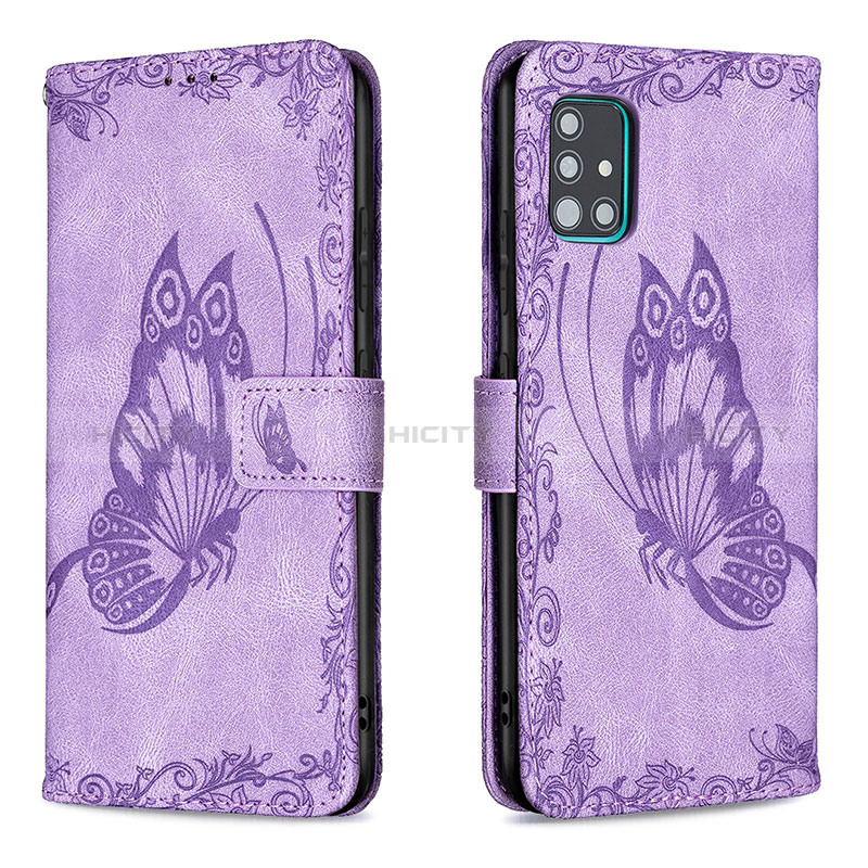 Coque Portefeuille Papillon Livre Cuir Etui Clapet B02F pour Samsung Galaxy M40S Plus