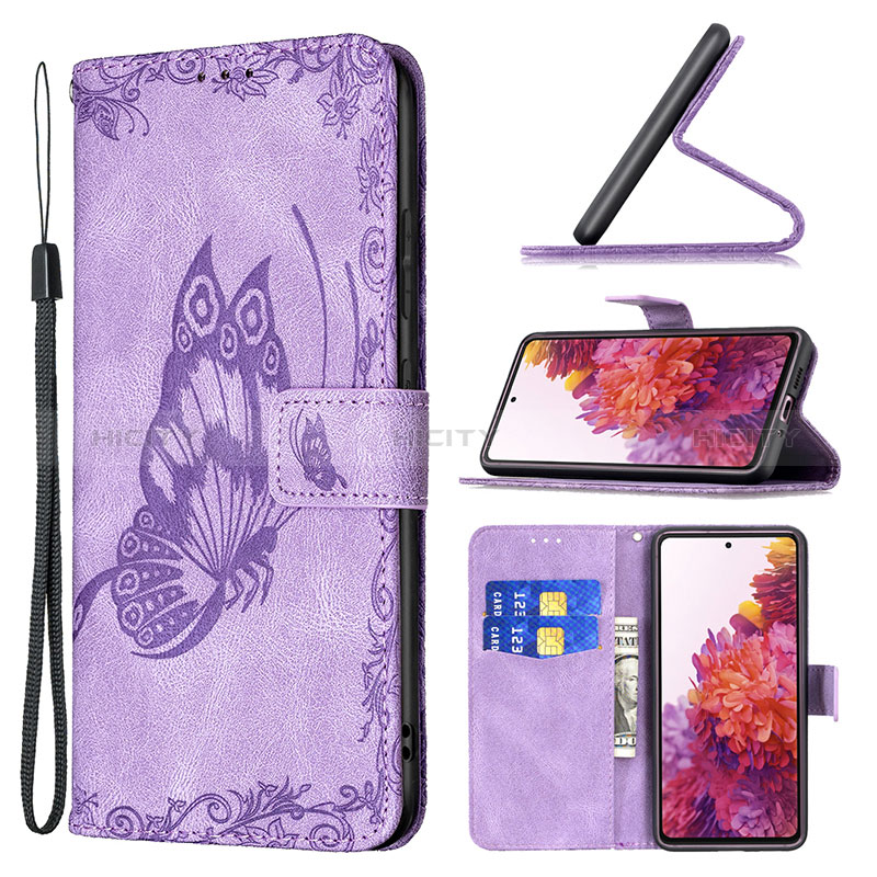 Coque Portefeuille Papillon Livre Cuir Etui Clapet B02F pour Samsung Galaxy S20 Lite 5G Plus