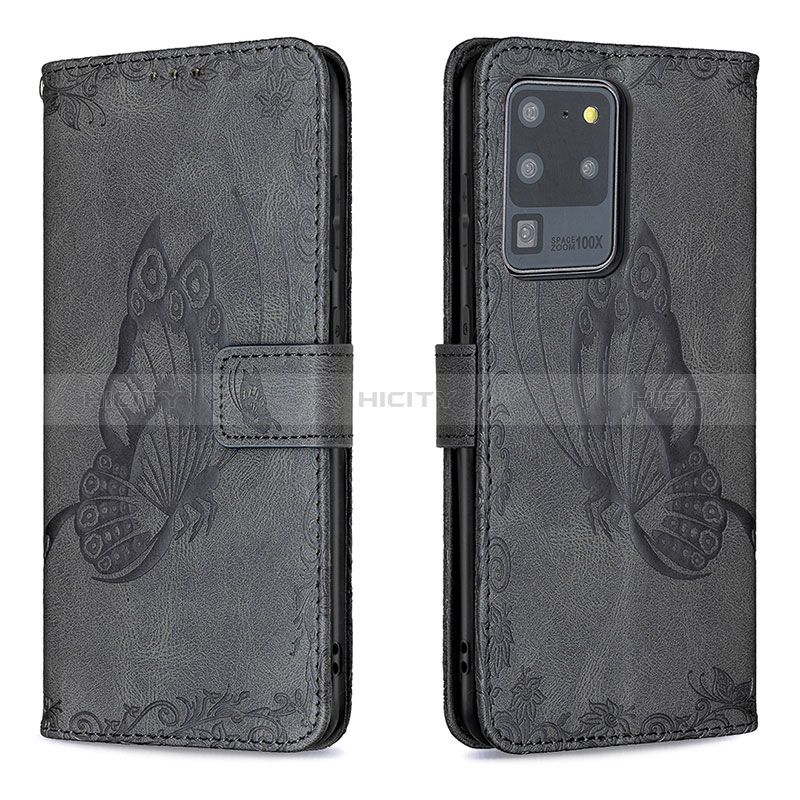 Coque Portefeuille Papillon Livre Cuir Etui Clapet B02F pour Samsung Galaxy S20 Ultra 5G Plus