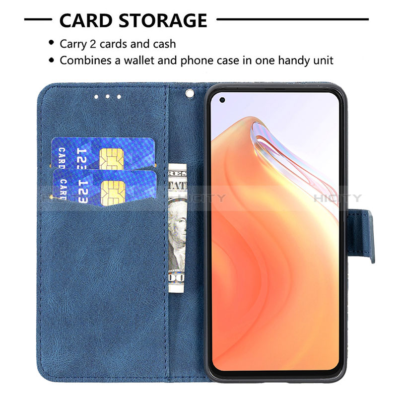 Coque Portefeuille Papillon Livre Cuir Etui Clapet B02F pour Xiaomi Mi 10T 5G Plus