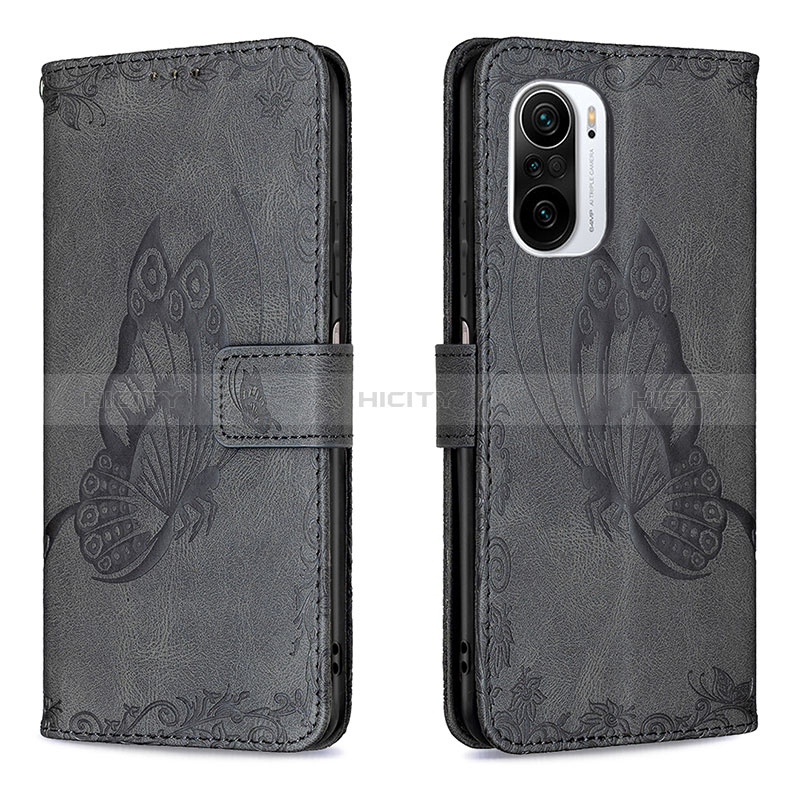 Coque Portefeuille Papillon Livre Cuir Etui Clapet B02F pour Xiaomi Mi 11i 5G Plus