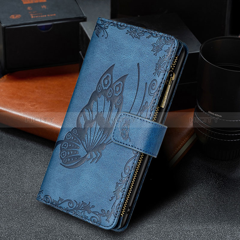 Coque Portefeuille Papillon Livre Cuir Etui Clapet B02F pour Xiaomi Poco M5S Plus