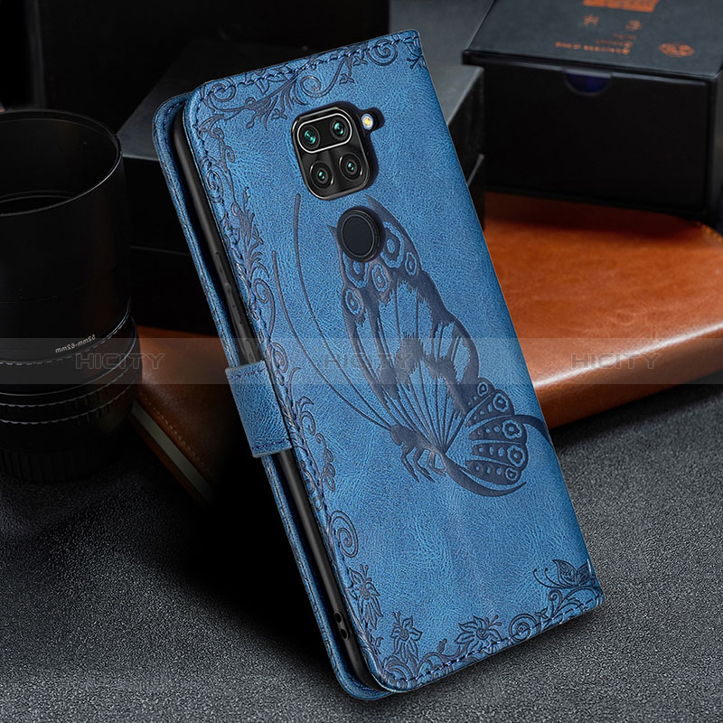 Coque Portefeuille Papillon Livre Cuir Etui Clapet B02F pour Xiaomi Redmi 10X 4G Plus