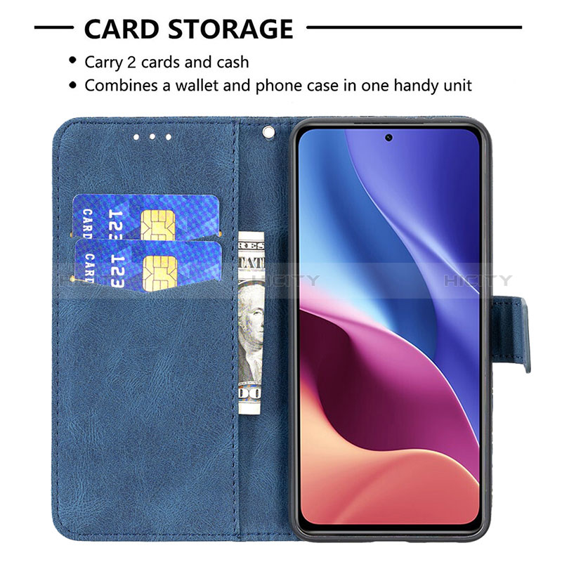 Coque Portefeuille Papillon Livre Cuir Etui Clapet B02F pour Xiaomi Redmi K40 Pro 5G Plus