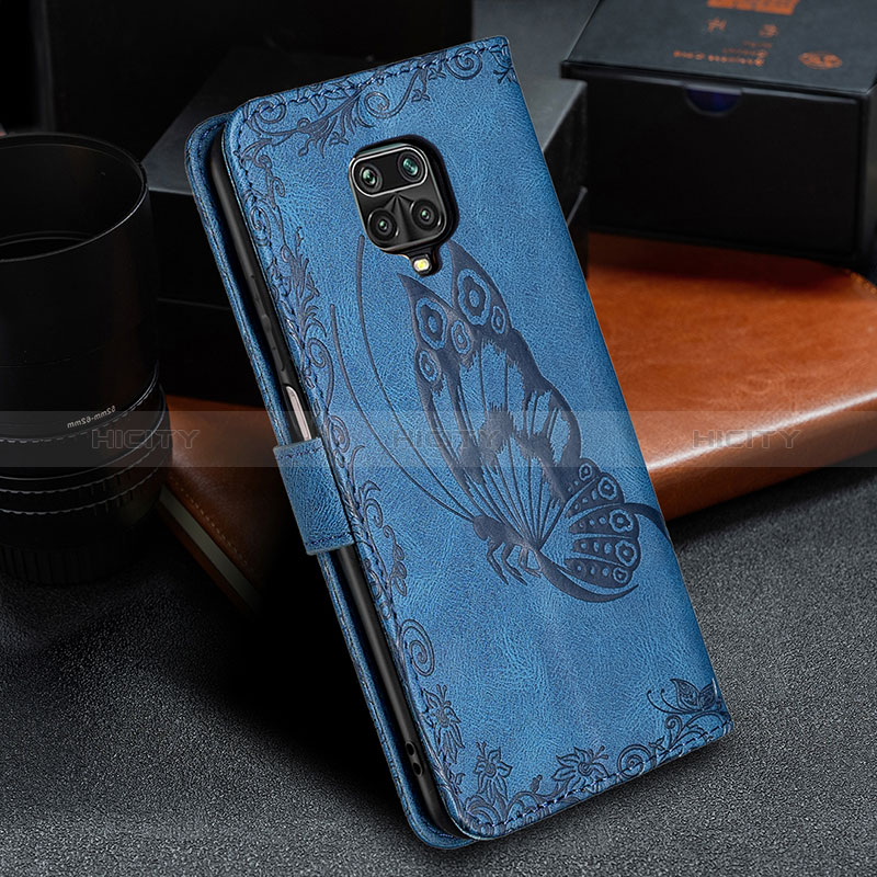 Coque Portefeuille Papillon Livre Cuir Etui Clapet B02F pour Xiaomi Redmi Note 9 Pro Max Plus