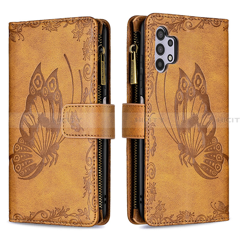 Coque Portefeuille Papillon Livre Cuir Etui Clapet B03F pour Samsung Galaxy A32 4G Plus