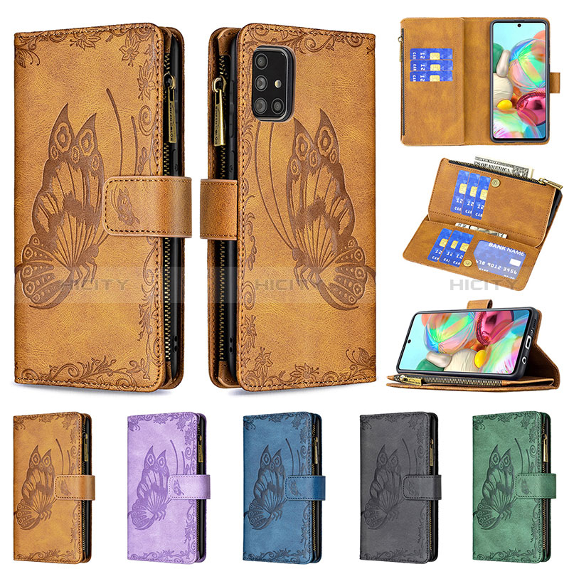 Coque Portefeuille Papillon Livre Cuir Etui Clapet B03F pour Samsung Galaxy A71 5G Plus