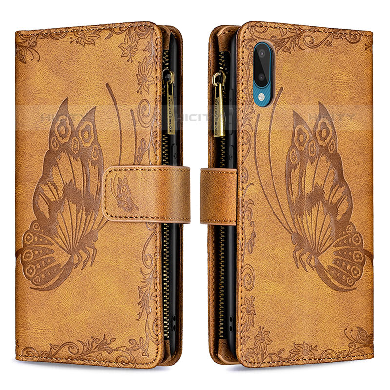 Coque Portefeuille Papillon Livre Cuir Etui Clapet B03F pour Samsung Galaxy M02 Plus