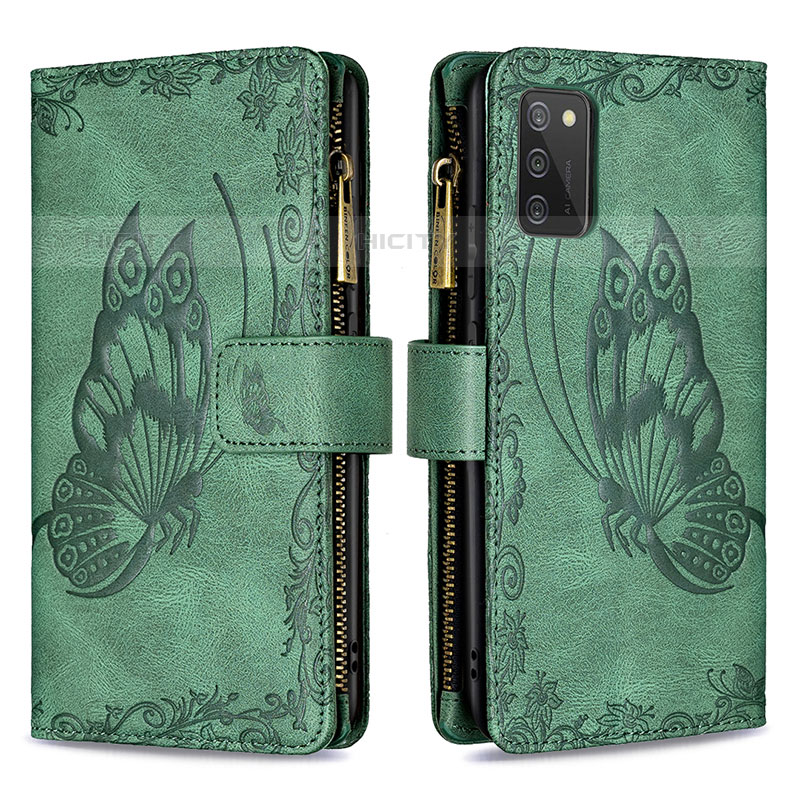 Coque Portefeuille Papillon Livre Cuir Etui Clapet B03F pour Samsung Galaxy M02s Plus