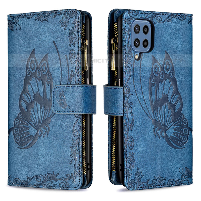 Coque Portefeuille Papillon Livre Cuir Etui Clapet B03F pour Samsung Galaxy M32 4G Plus