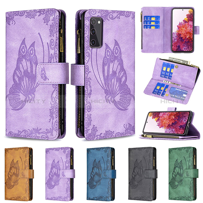 Coque Portefeuille Papillon Livre Cuir Etui Clapet B03F pour Samsung Galaxy S20 Lite 5G Plus