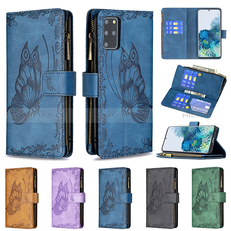 Coque Portefeuille Papillon Livre Cuir Etui Clapet B03F pour Samsung Galaxy S20 Plus 5G Plus