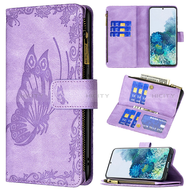 Coque Portefeuille Papillon Livre Cuir Etui Clapet B03F pour Samsung Galaxy S20 Plus 5G Plus