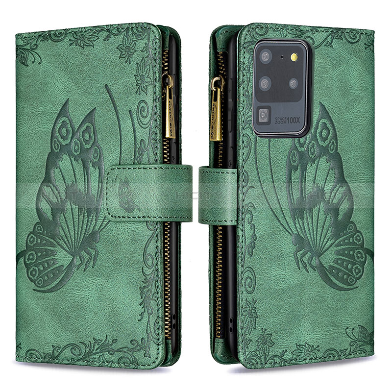 Coque Portefeuille Papillon Livre Cuir Etui Clapet B03F pour Samsung Galaxy S20 Ultra 5G Plus