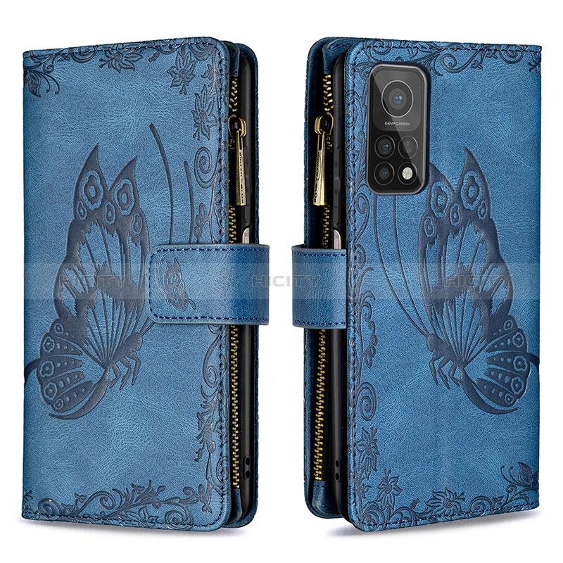 Coque Portefeuille Papillon Livre Cuir Etui Clapet B03F pour Xiaomi Mi 10T Pro 5G Plus