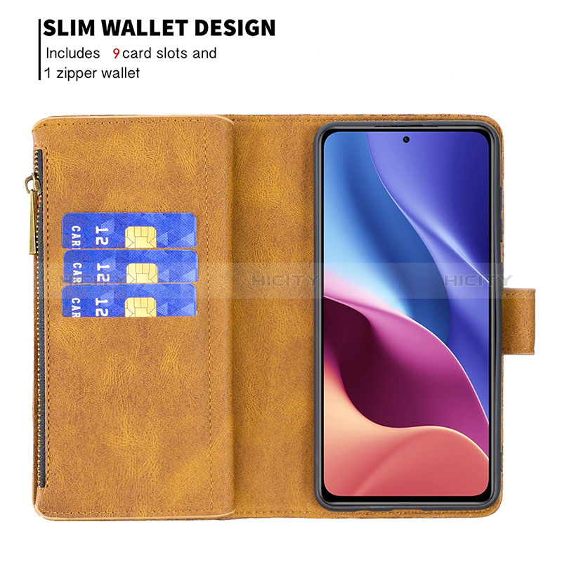 Coque Portefeuille Papillon Livre Cuir Etui Clapet B03F pour Xiaomi Mi 11i 5G Plus