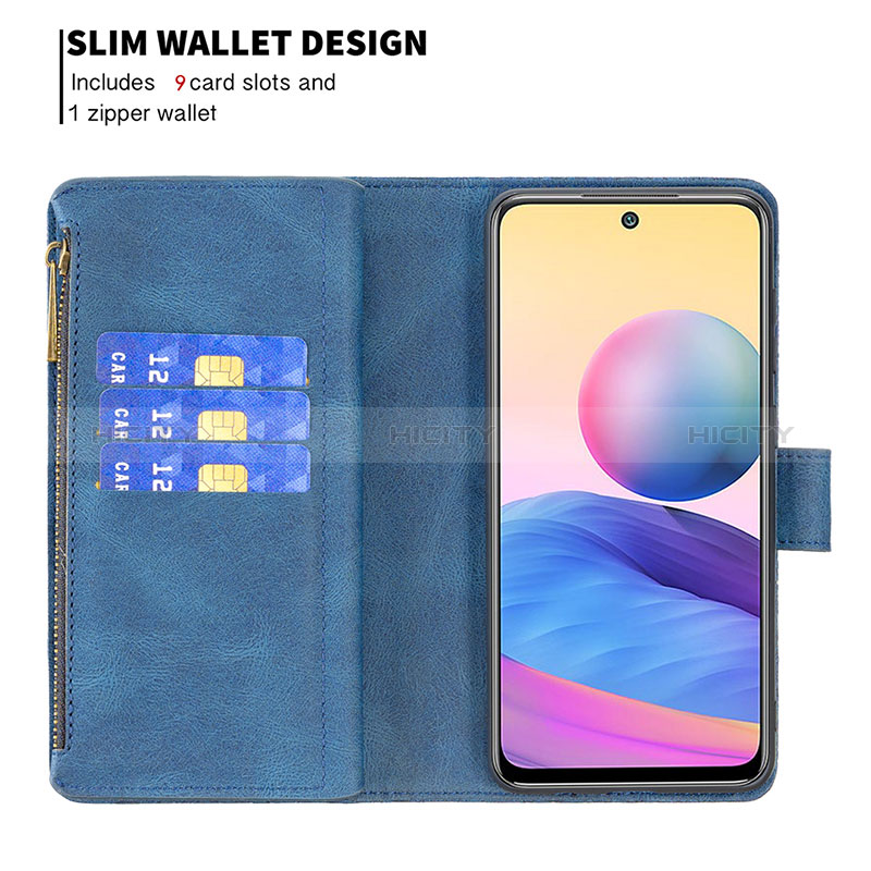 Coque Portefeuille Papillon Livre Cuir Etui Clapet B03F pour Xiaomi POCO M3 Pro 5G Plus