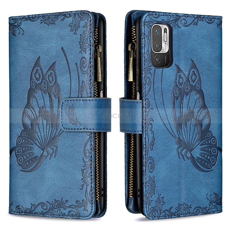 Coque Portefeuille Papillon Livre Cuir Etui Clapet B03F pour Xiaomi POCO M3 Pro 5G Plus