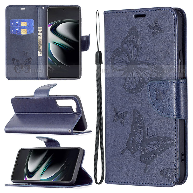 Coque Portefeuille Papillon Livre Cuir Etui Clapet B13F pour Samsung Galaxy S21 5G Plus