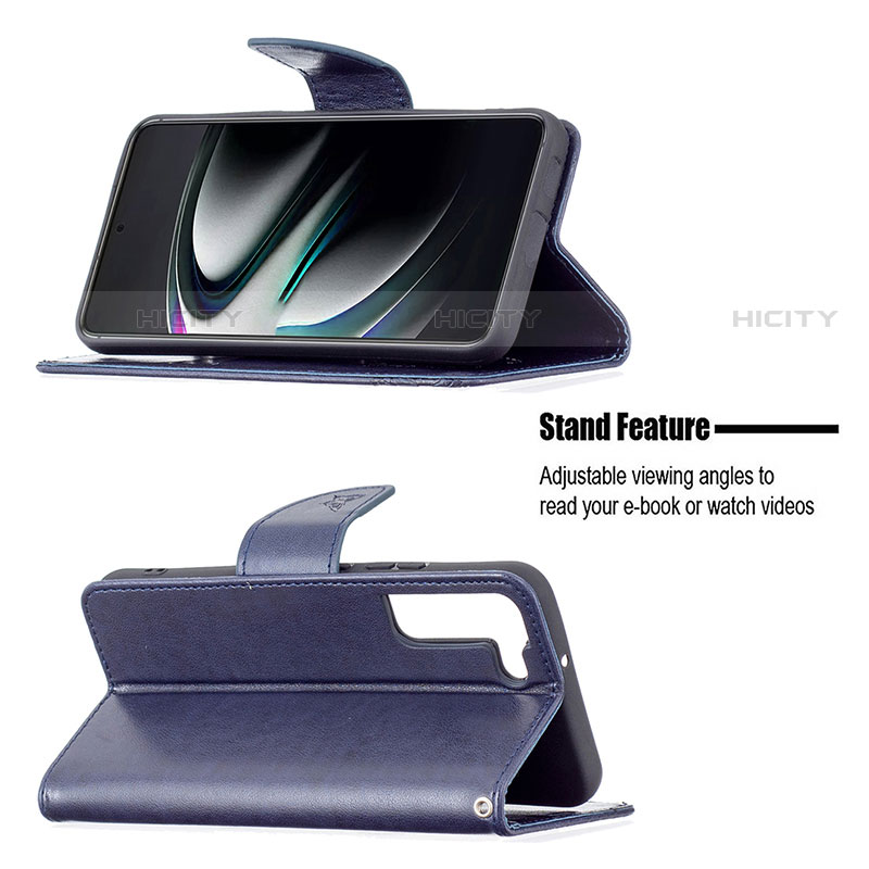 Coque Portefeuille Papillon Livre Cuir Etui Clapet B13F pour Samsung Galaxy S21 FE 5G Plus