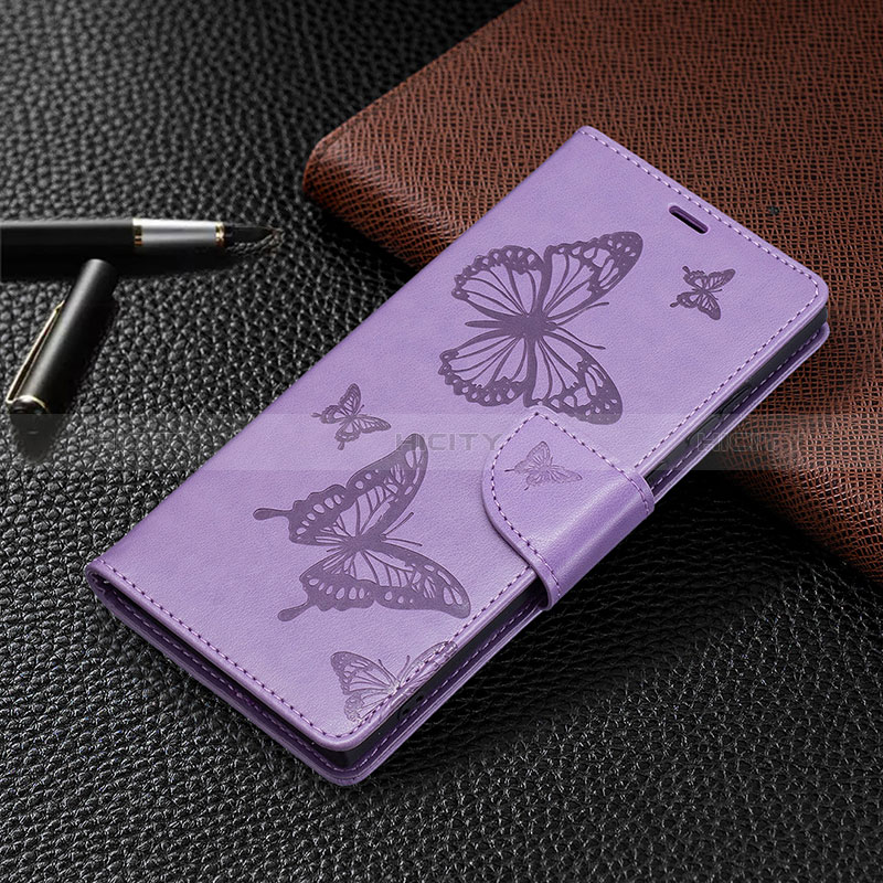 Coque Portefeuille Papillon Livre Cuir Etui Clapet B13F pour Samsung Galaxy S24 Ultra 5G Plus