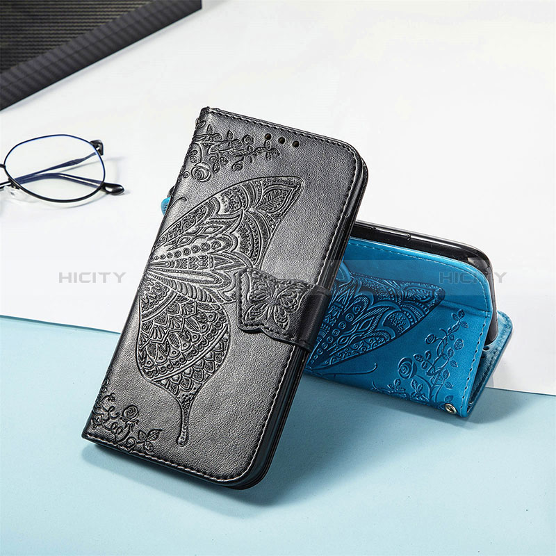 Coque Portefeuille Papillon Livre Cuir Etui Clapet L01 pour Xiaomi Redmi 12C 4G Plus