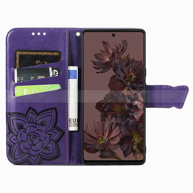 Coque Portefeuille Papillon Livre Cuir Etui Clapet pour Google Pixel 7 5G Plus