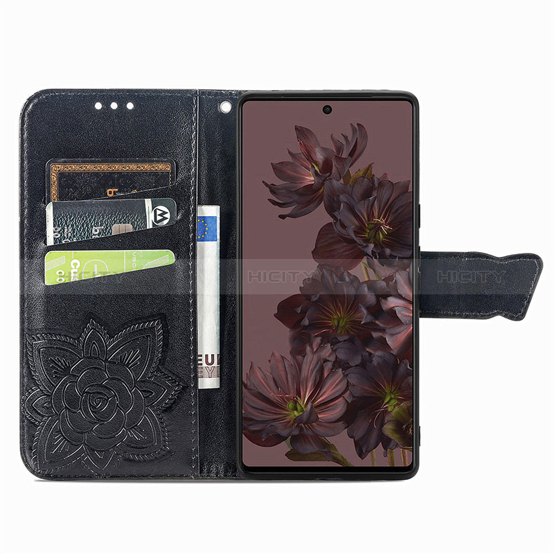 Coque Portefeuille Papillon Livre Cuir Etui Clapet pour Google Pixel 7 Pro 5G Plus